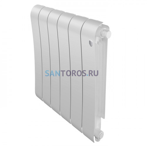 Радиатор биметаллический Royal Thermo Infinity 500 Bianco Traffico VR - 6 секционный (НС-1658379 РОЯЛ ТЕРМО)